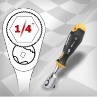 1/4" Racsnis hajtókar