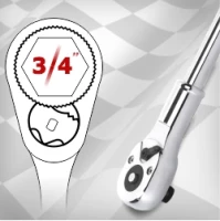 3/4" Racsnis hajtókar