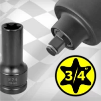 3/4" E-tip torx