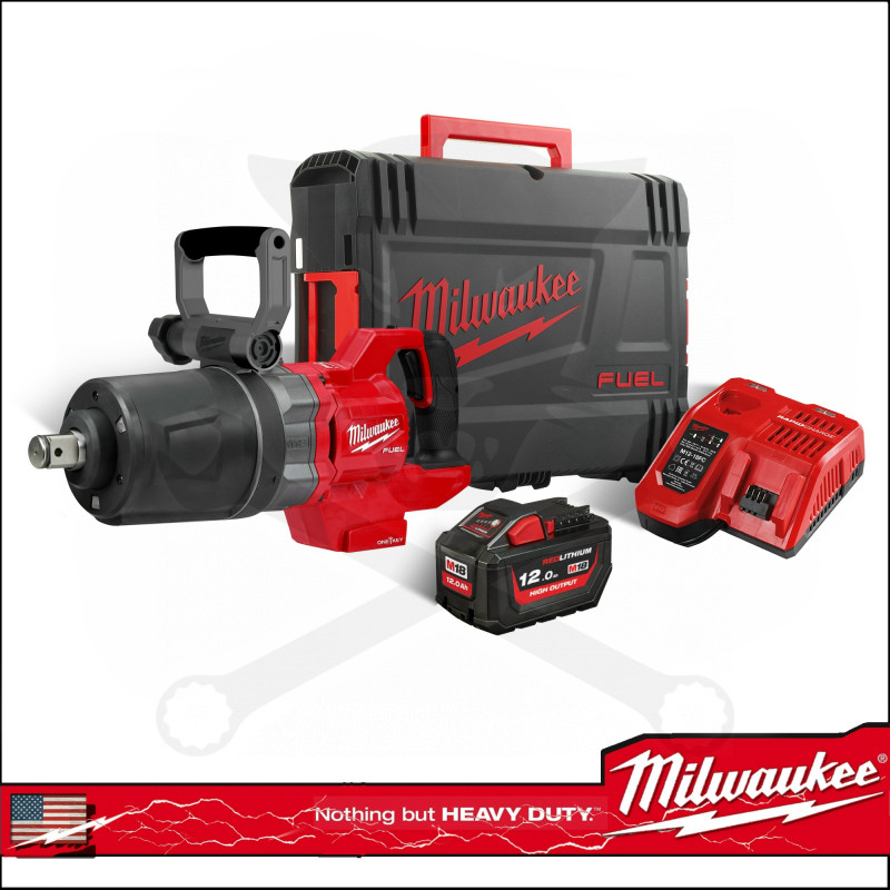 Ütvecsavarozó, akkus 18V 2576 Nm 1" 1 db 12.0Ah - Mil(M18 ONEFHIWF1DS-121C)