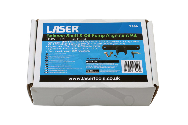 Vezérlésrögzítő készlet BMW N20 Balanszteng és Olajpumpa beáll készlet-AT18-