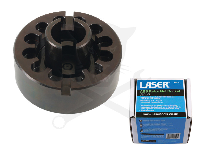 Kerékcsapágy szerelő ABS Rotor anya speciális kulcs Jaguarhoz