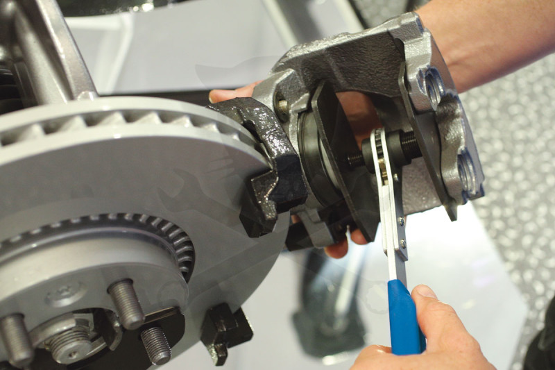 Fékmunkahenger visszanyomó, racsnis - Laser