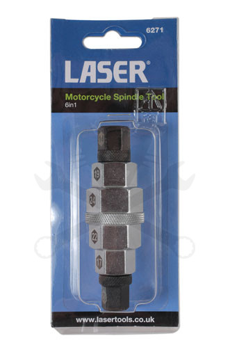 Tengelykulcs motorkerékpárhoz 6 in 1-ben 12-14-17-19-22-24 mm