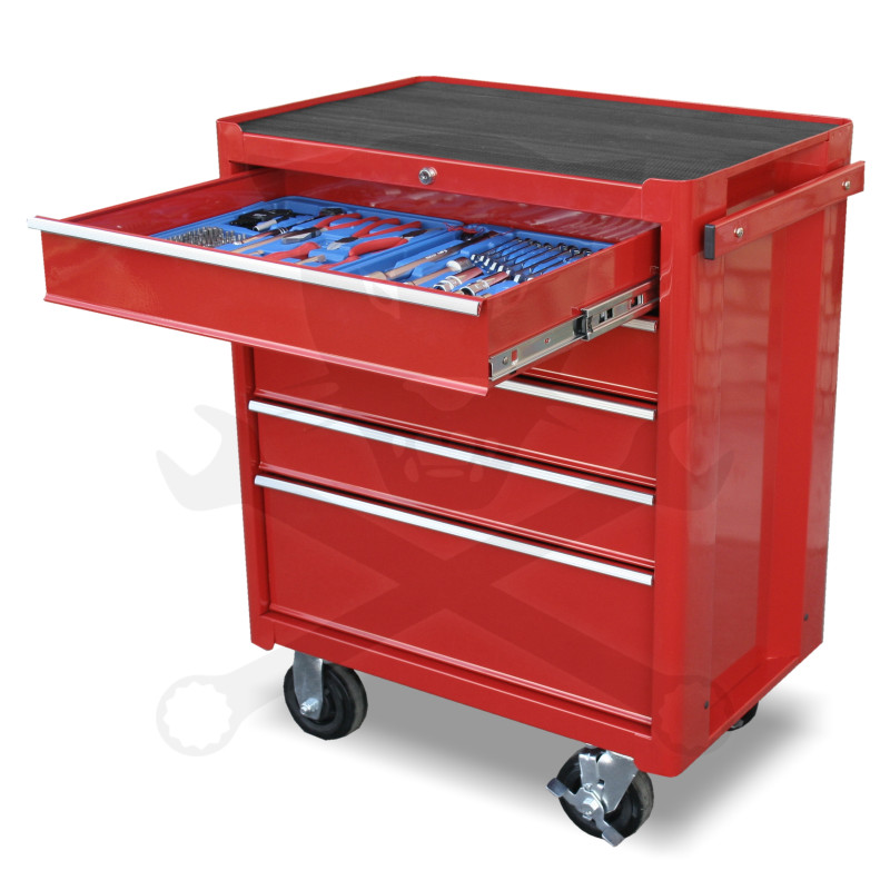 Szerszámos kocsi felszerelt 2. 126 db-os