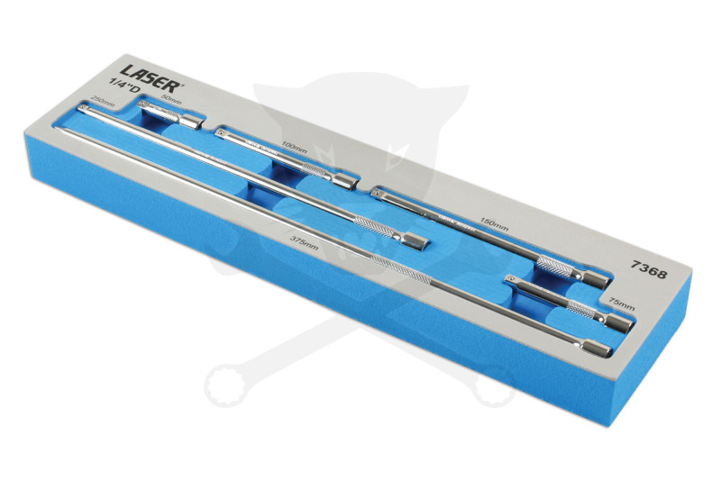 Toldószár készlet 1/4" - 6 db-os 50-75-100-150-250-375 mm -Tálcás-AT18