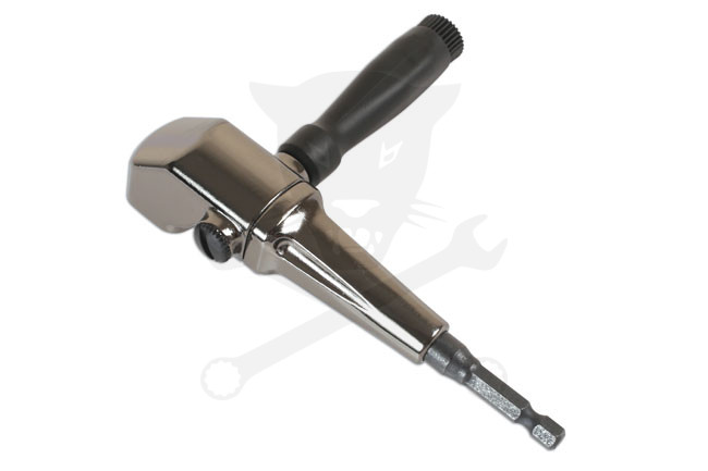 Bit tartó adapter 90 fokos flexibilis, mágneses, rövid - akkus géphez