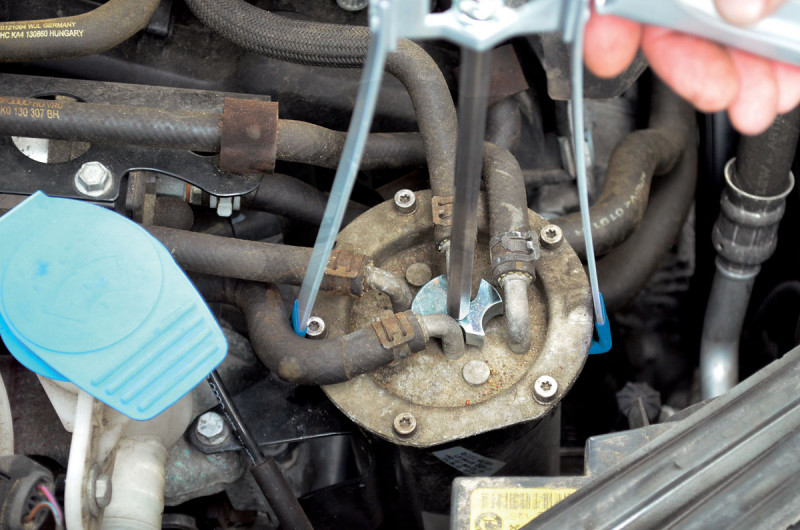 Üzemanyag szűrő fedél összenyomó szerszám -VAG-UFI szűrők- 3.gen -TS20