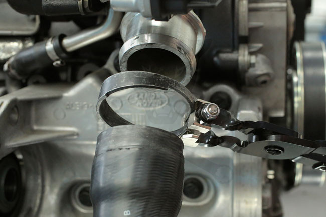 Bilincsfogó turbó csövekhez - VAG - VW, Audi, Skoda, stb.