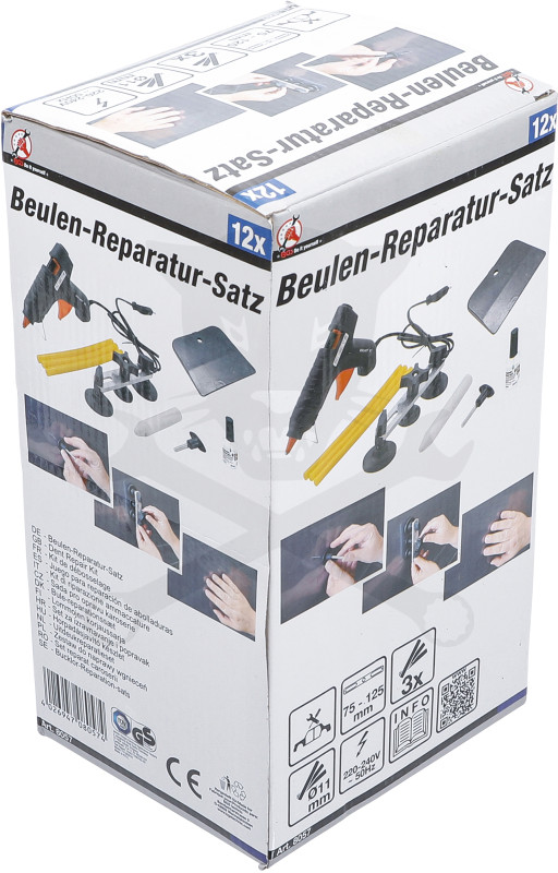 Horpadásjavító készlet 9 db-os - Kraftmann