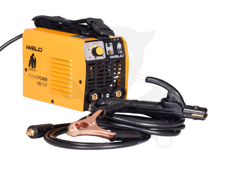 Hegesztő inverter -IGBT- Iweld Gorilla Pocketpower130