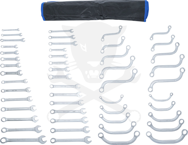 Csillag-villáskulcs készlet 50 db-os COLOS és METRIKUS méretek vegyesen