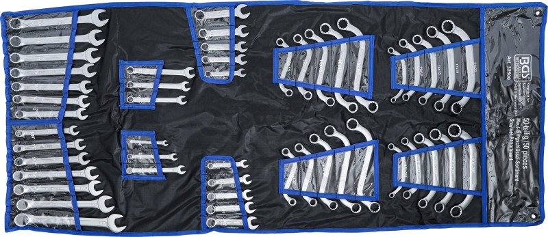 Csillag-villáskulcs készlet 50 db-os COLOS és METRIKUS méretek vegyesen