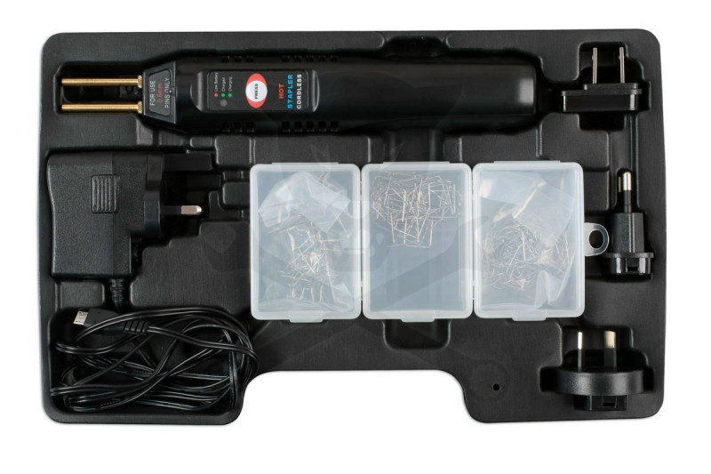 Műanyag elem tűzőgép akkumulátoros - Power tec