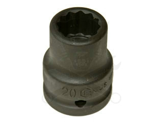 Légkulcsfej 3/4" 12 l.n. 53-as Genius