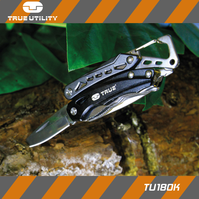 Multifunkciós szerszám, SEVEN 9in1 - Fekete-Ezüst - True