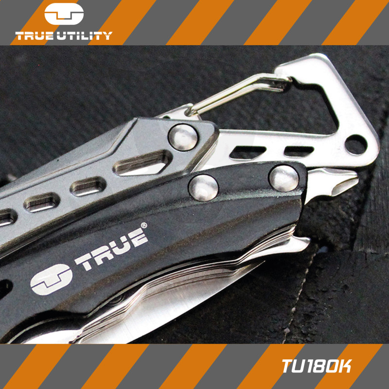 Multifunkciós szerszám, SEVEN 9in1 - Fekete-Ezüst - True