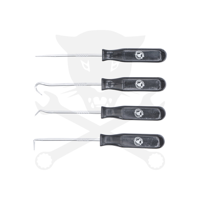 Tömítés kiszedő-kaparó szerelőkampó készlet 4 db-os mini BGS