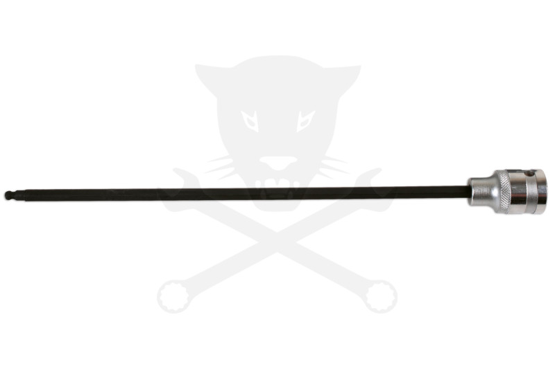 Rátűzőkulcs - crowa+bit 1/2" imbusz 5 x 288 mm gömbvégű extra hosszú