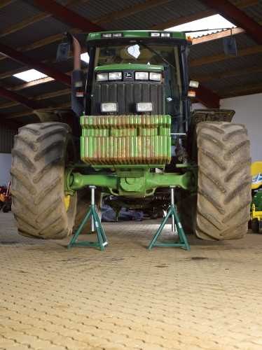 Szerelőbak 12 tonnás - csavarorsós - alacsony 340 - 500 mm 1 db-os