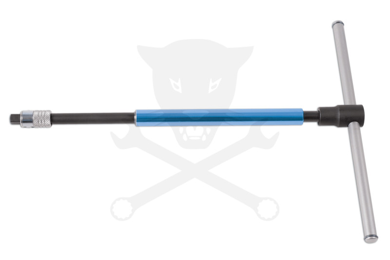 T-kulcs 1/4"-es bitbefogó és 1/4"-es dugófej 2:1-ben fix hajtószár