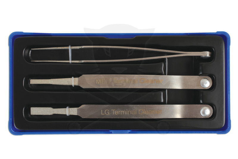 Kábelcsatlakozó gyémánt-tisztító 3 db-os csipesz készlet apa sarukhoz