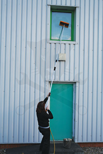 Autó mosókefe 1800 - 3200 mm teleszkópos, folyadékáteresztős profi