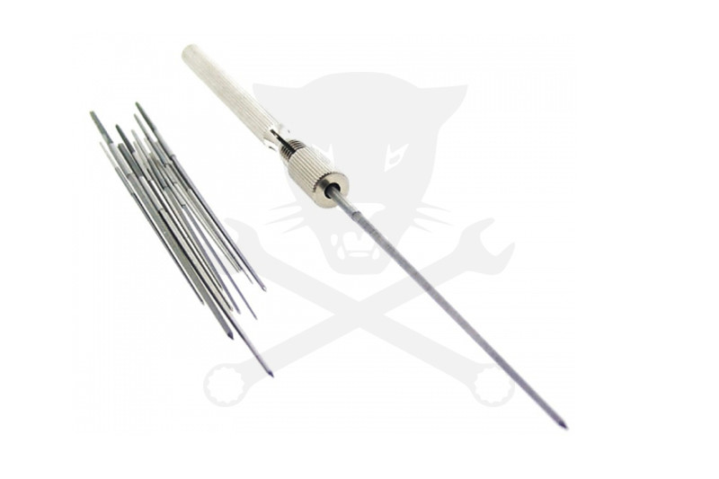 Fúvóka dörzsár készlet 12 részes 0,6 - 1,9 mm - TURNUS 245-004