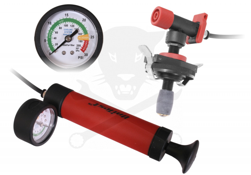 Hűtőrendszer-nyomásvizsgáló készlet - Univ. luffancs készlet