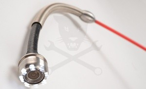 Videoszkóp - inspekciós kamera 28 mm-es IP68 10 m-es csővizsgáló készlet