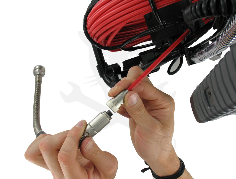 Videoszkóp - inspekciós kamera 28 mm-es IP68 30 m-es csővizsgáló készlet