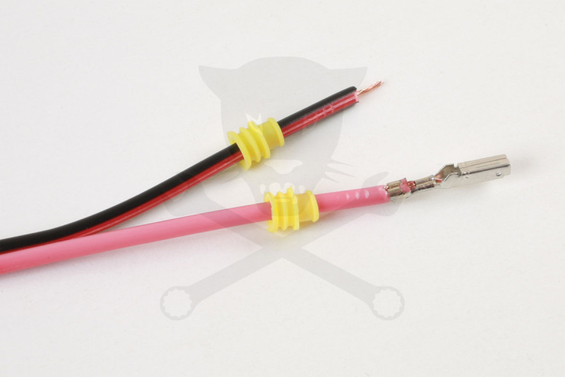 Fogó, saruzó - racsnis - szigeteletlen sarukhoz DIN 0.35-1.5 mm2 +fej