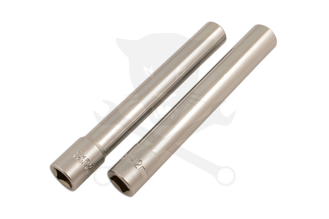 Dugókulcs - crowafej készlet 3/8" extra hosszú 2 db 10-12 mm x 120 mm