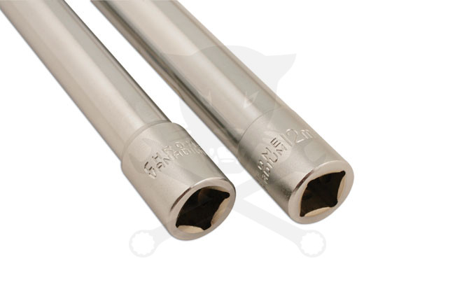 Dugókulcs - crowafej készlet 3/8" extra hosszú 2 db 10-12 mm x 120 mm