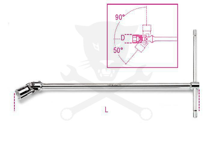 T-kulcs csuklós Beta 13-as (952/13)