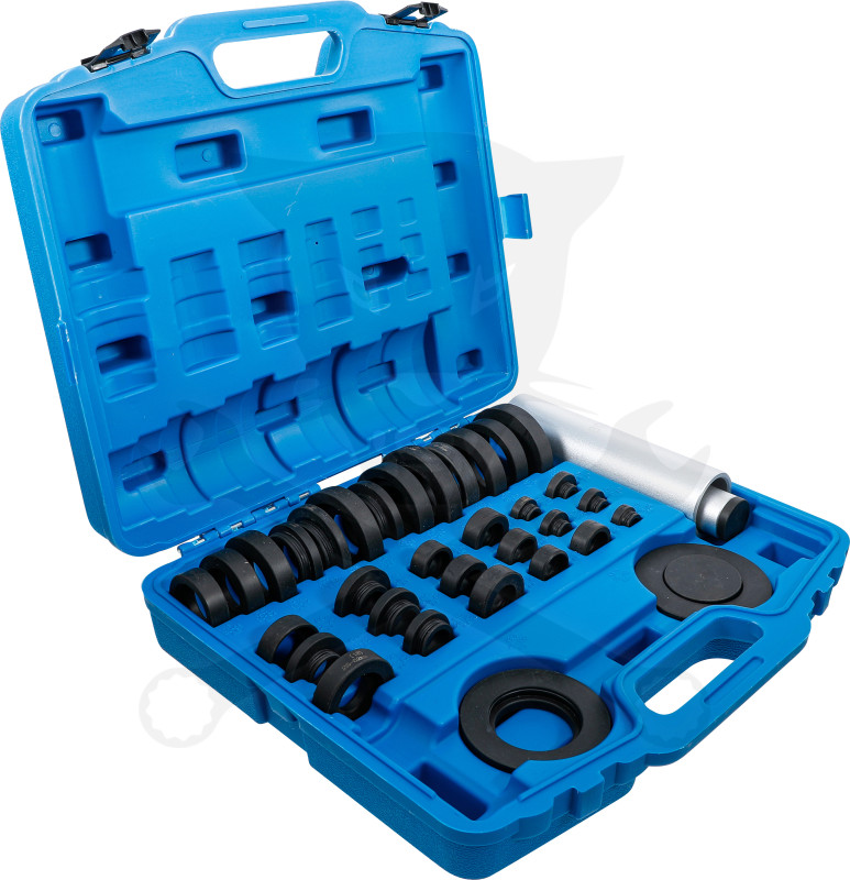 Csapágy, persely és tömítőgyűrű szerelő készlet - Nylon műanyag - 36 db-os