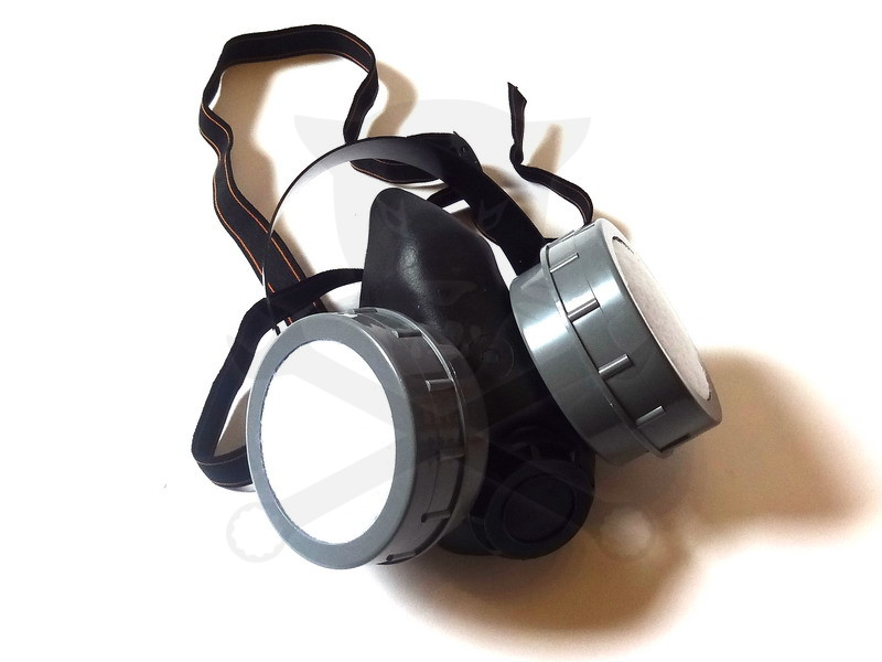 Szűrő álarc - dupla cserélhető szűrővel