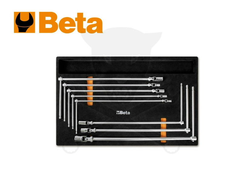 T-kulcs csuklós készlet 7-19 mm 8 db-os Beta tálcás (2450/M63)