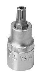 Rátűzőkulcs - crowa+bit 1/2" torx, furatos TPX25