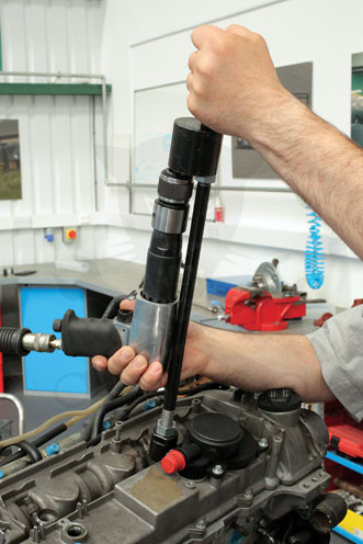 Porlasztó kihúzó készlet- légkalapácsos elvű + adapter készlet