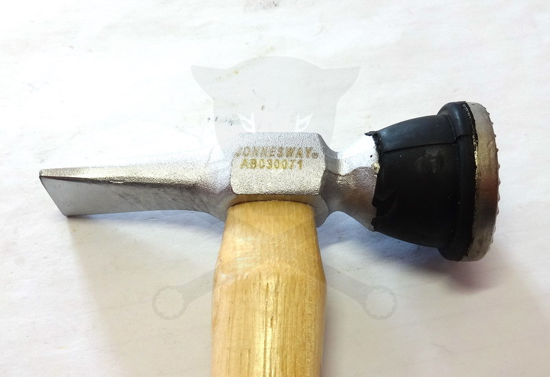 Kalapács karosszériás forgófejű-rovátkált egyengető-zömítő