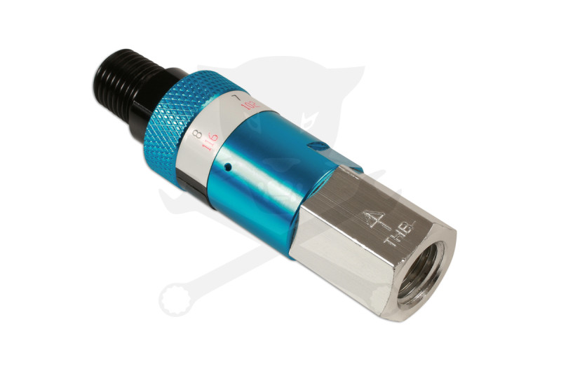 Levegőnyomás-szabályozó közvetlen a szerszám elé - állítható 1/4"