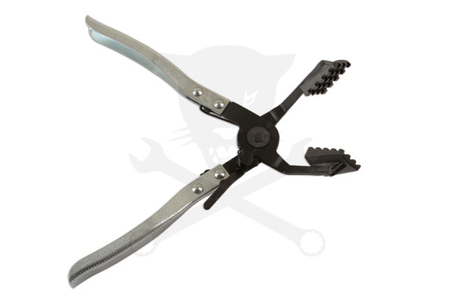 Bilincsfogó vízcső bilincsekhez - racsnis - hajlított