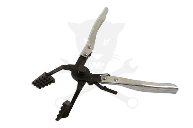 Bilincsfogó vízcső bilincsekhez - racsnis - hajlított