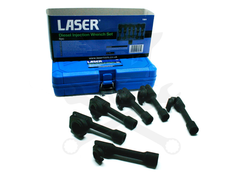 Üzemanyagcső speciálls kulcs készlet CSUKLÓS 6 db-os 12-19 mm