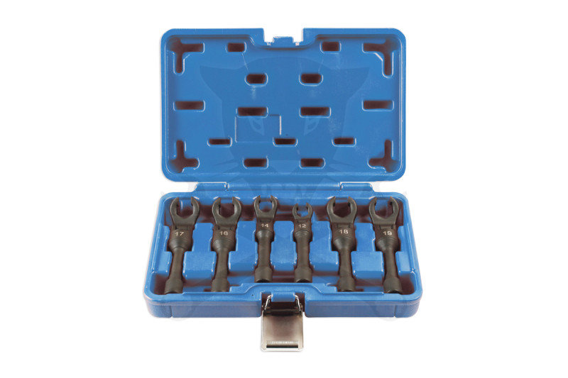 Üzemanyagcső speciálls kulcs készlet CSUKLÓS 6 db-os 12-19 mm