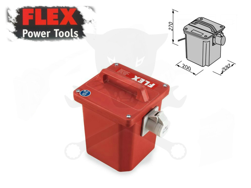 Leválasztó transzformátor 2000 VA 12 óra poz. - Flex (TT 2000)