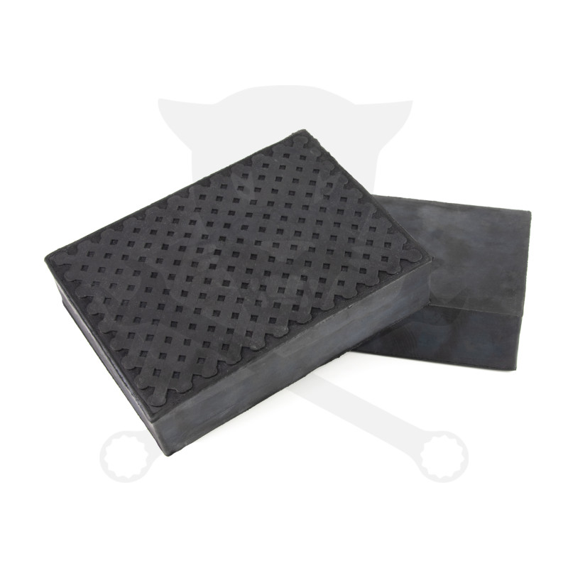 Gumikocka téglatest 165x120 x 37 mm magas - tömör - keresztmintás