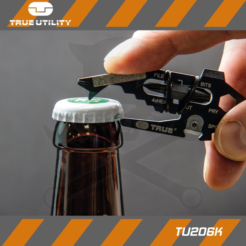 Multifunkciós szerszám, FISHFACE 18in1 - Fekete - True