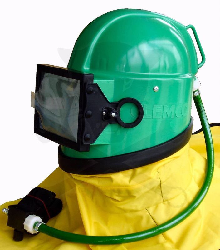 Homokfúvó géphez védősisak Apollo 100 tartozék 11. Fejkosár készlet Clemco